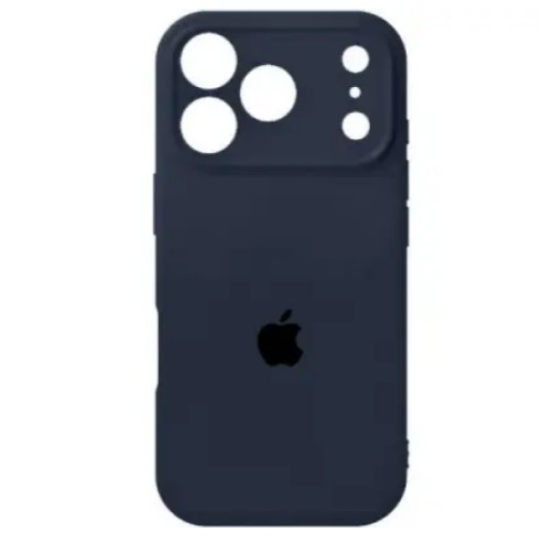 Silicone Case Full Camera Protective (AA) для iPhone 17 Pro Max (Deep navy)-0