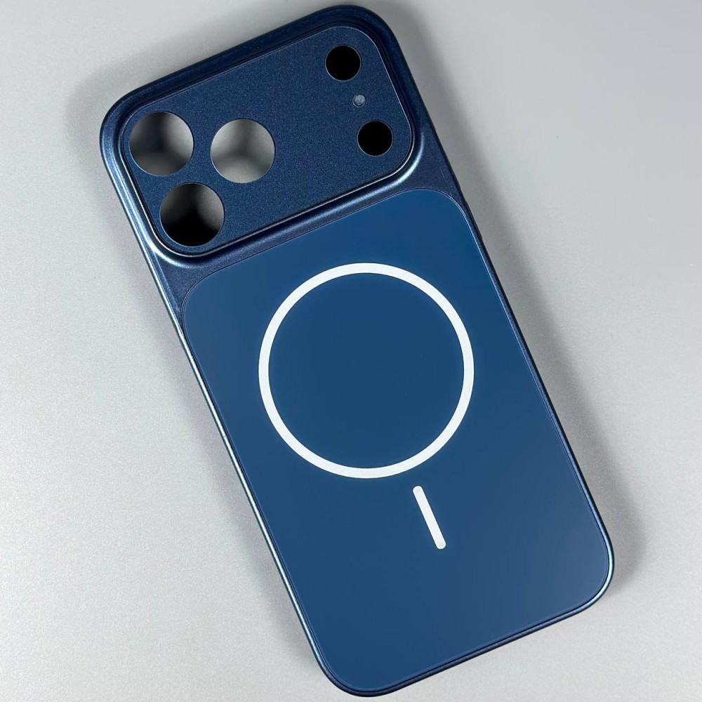 Накладка AG Nano Matte Magnetic IPhone 17 Pro Max 6,9  Синій-0