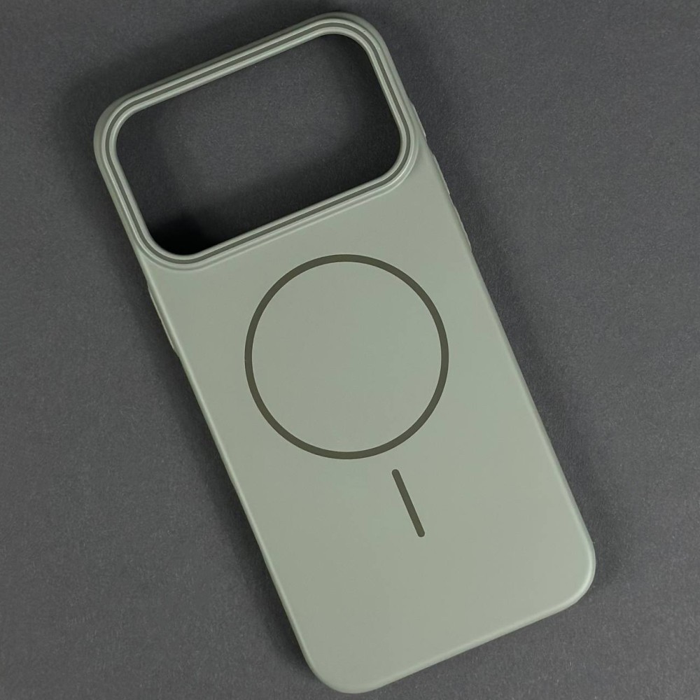 Накладка PC Delicate Magnetic IPhone 17 Pro Max 6,9" (Світло сірий)-0