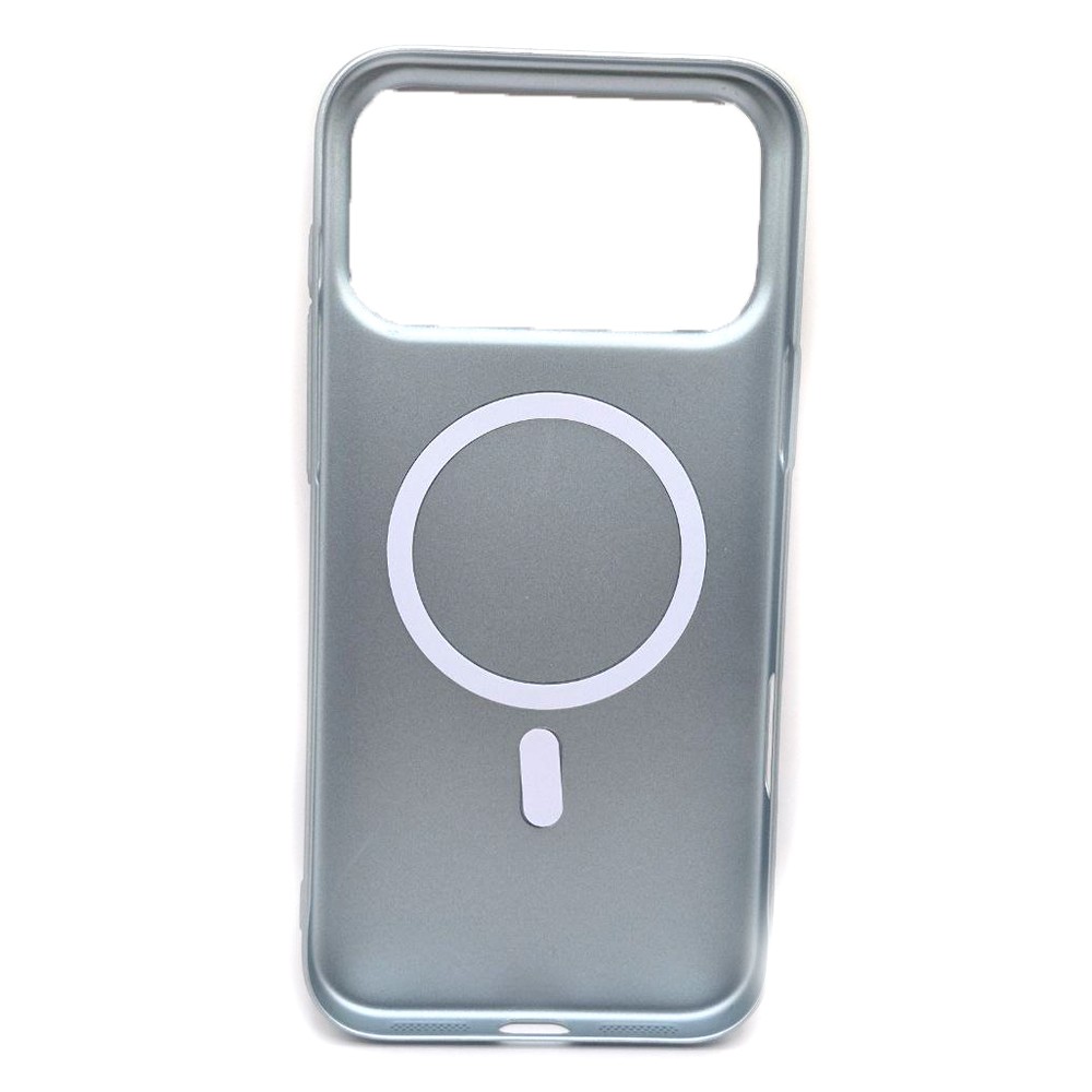 Чохол ULTRA THIN METALIC COLOR PC для Iphone 17 Pro Max (Silver)-1