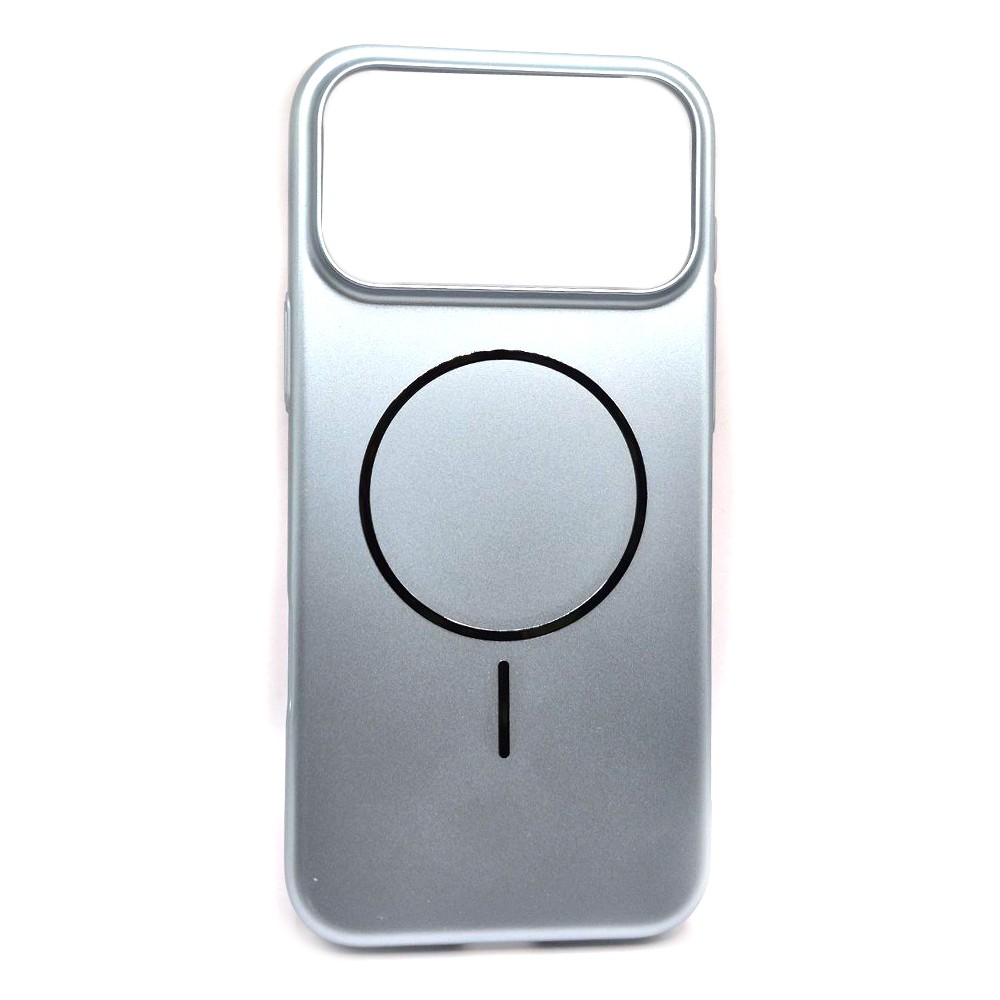 Чохол ULTRA THIN METALIC COLOR PC для Iphone 17 Pro Max (Silver)-0