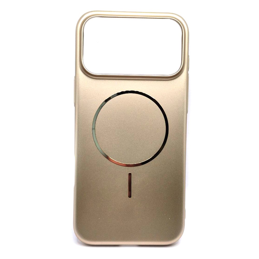 Чохол ULTRA THIN METALIC COLOR PC для Iphone 17 Pro Max (Gold)-0