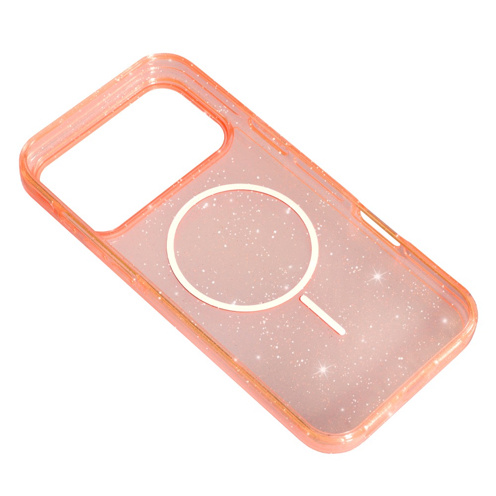 Чохол Silicone SHINE with MAGSAFE для Iphone 17 Pro Max  Orange-1