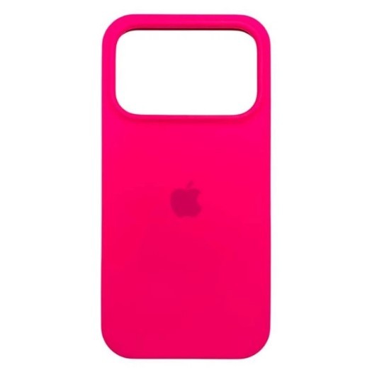 Silicone Case Full Protective (AA) для iPhone 17 Pro Max (Barbie pink)-0