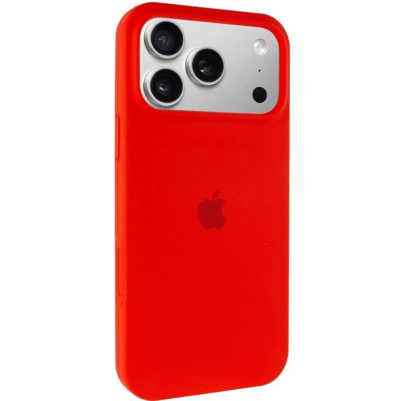 Silicone Case Full Protective (AA) для iPhone 17 Pro (6.3") (Red)-0