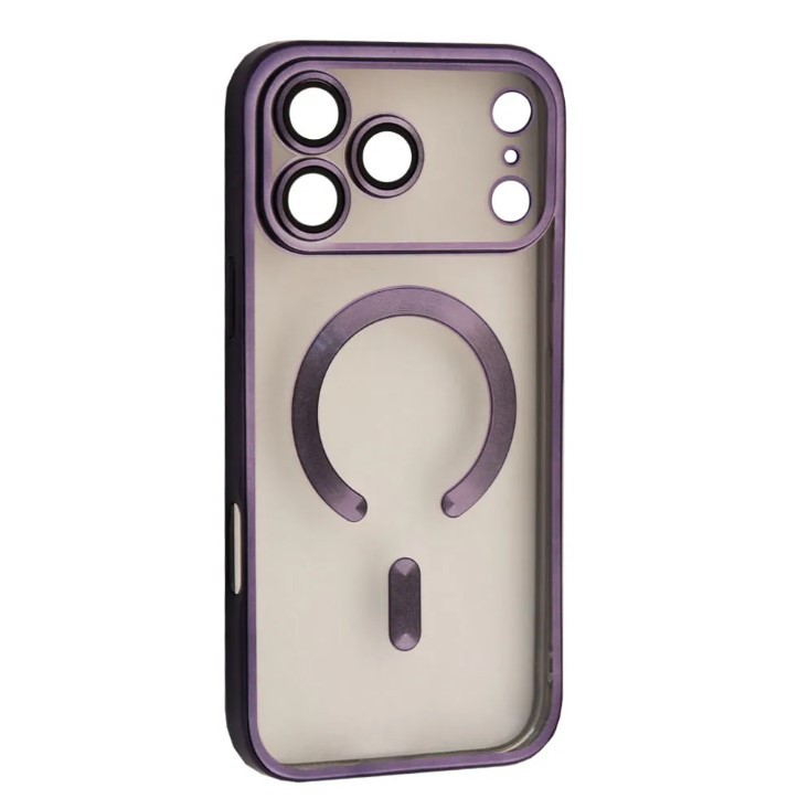 Накладка SHINING Camera MagSafe для Iphone 17 Pro Purple-0