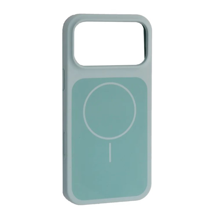 Чохол New Silicone Case MagSafe для iPhone 17 Pro Light lime green-0