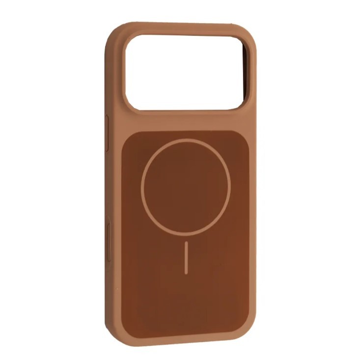 Чохол New Silicone Case MagSafe для iPhone 17 Pro Max  Desert gold-0