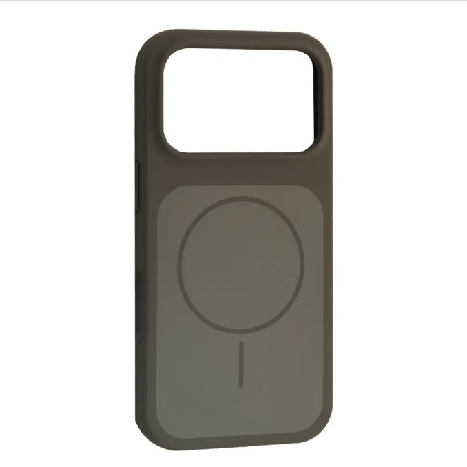 Чохол New Silicone Case MagSafe для iPhone 17 Pro Max Titanum grey-0