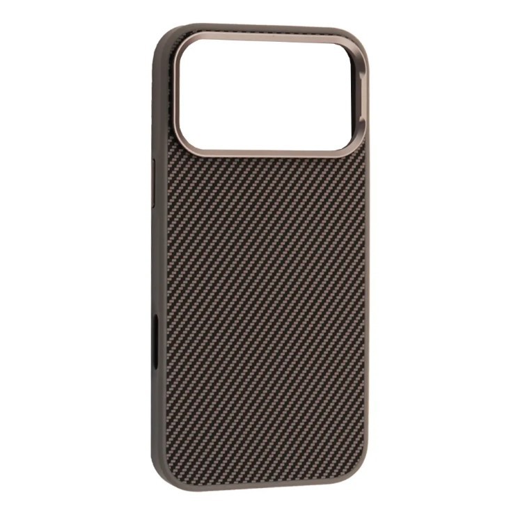 Чохол KEVLAR STYLE MagSafe для iPhone 17 Pro Max сірий-0