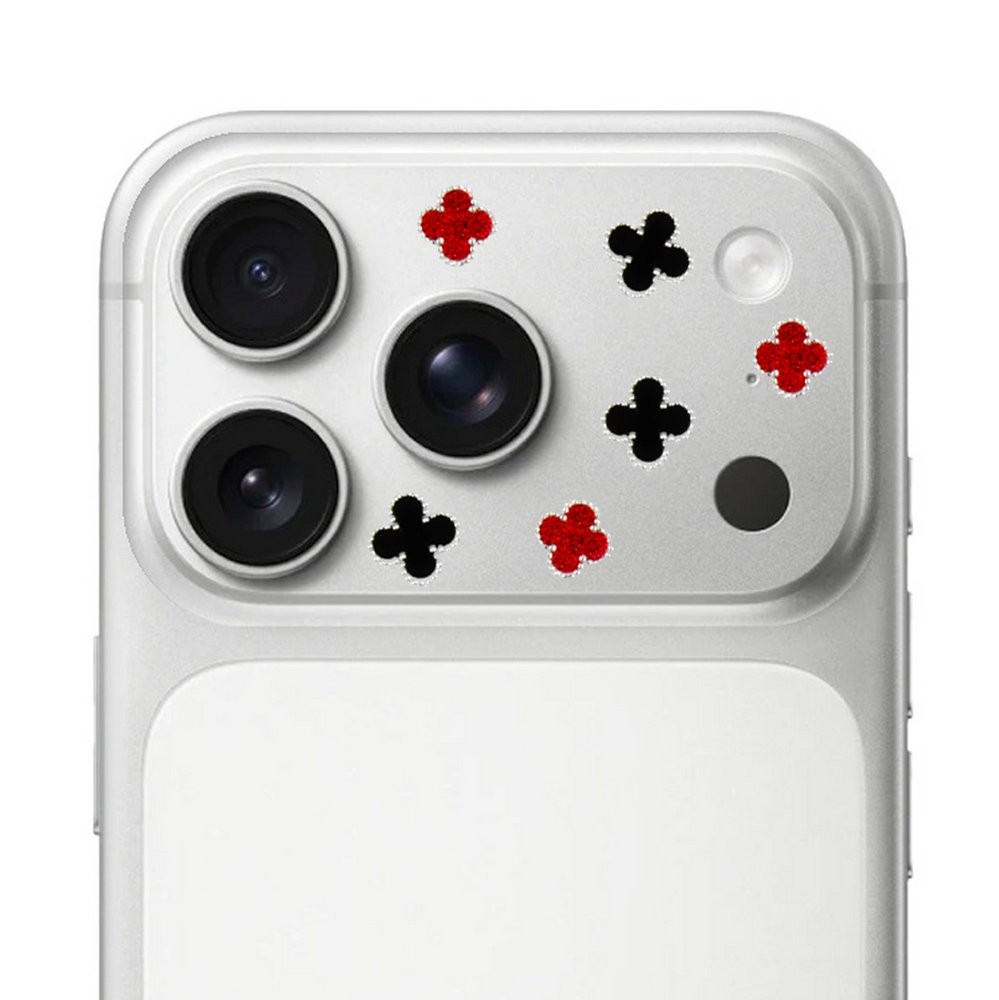 Стікери на камеру Camera Bump Stickers Червоно-чорні-0
