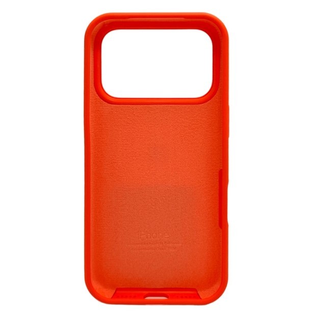 Silicone Case Full Protective (AA) для iPhone 17 Pro Max (Orange)-1
