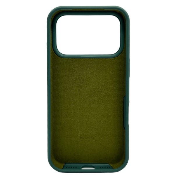 Silicone Case Full Protective (AA) для iPhone 17 Pro Max (Cactus)-1