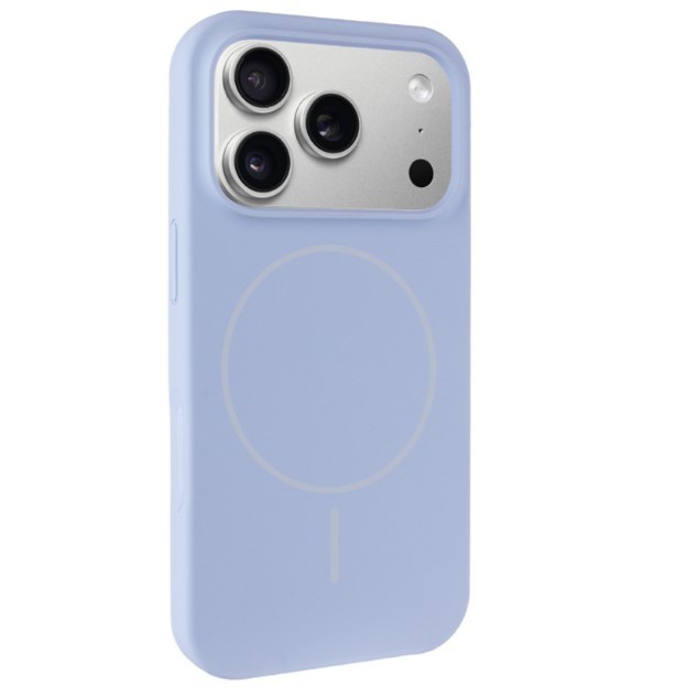 Silicone Case Full Protective (AA) with MagSafe для iPhone 17 Pro / 18 Pro  (Lilac)-0