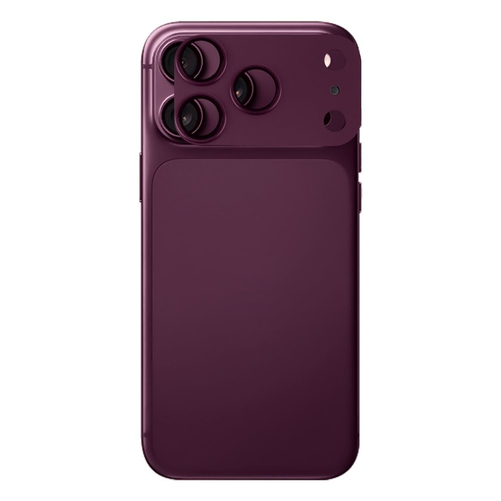 Захисне скло на блок камери FIBRA Protective Camera Shield для Iphone 18 Pro (Byrgundy)-2