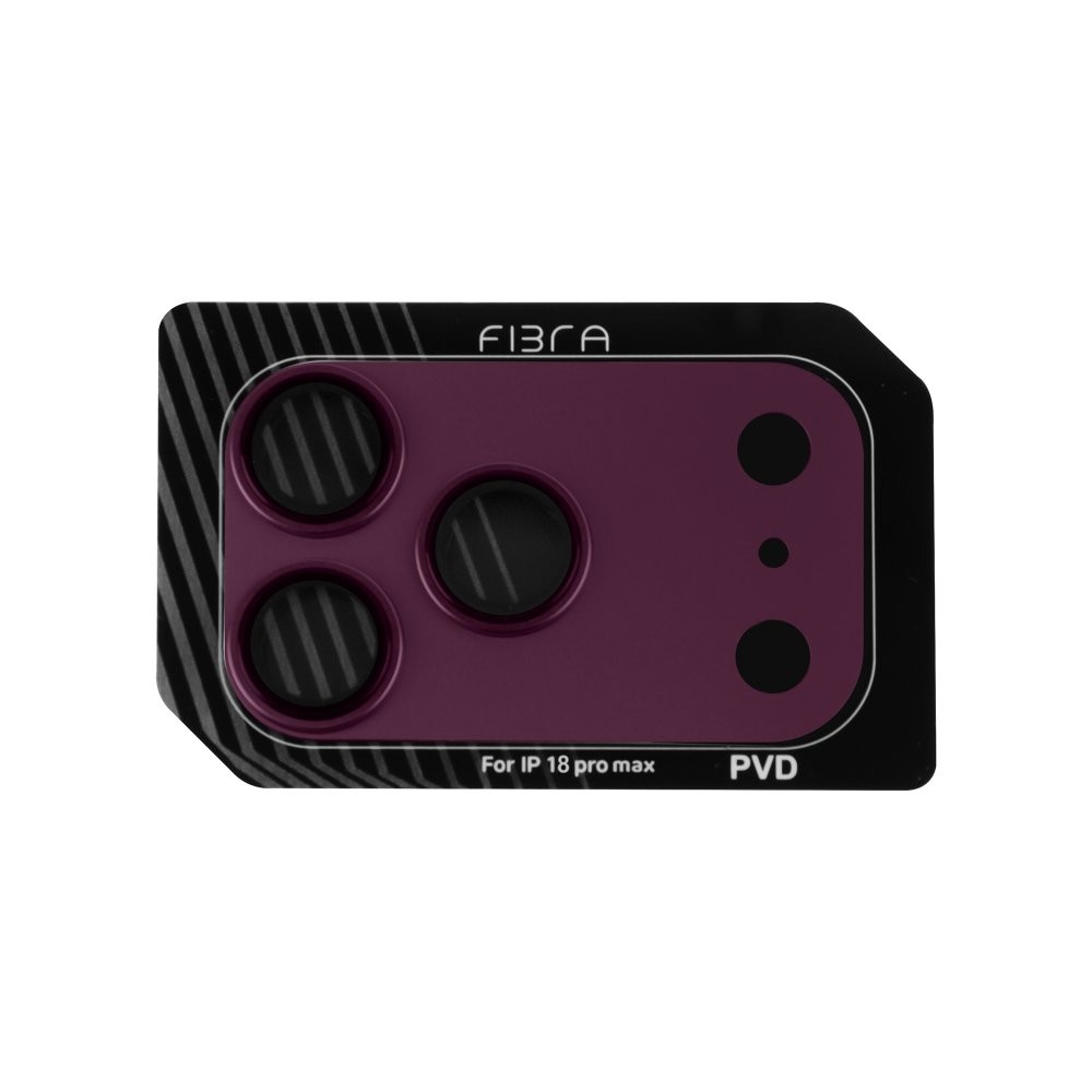 Захисне скло на блок камери FIBRA Protective Camera Shield для Iphone 18 Pro Max (Byrgundy)-0