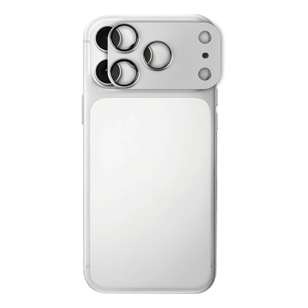 Захисне скло на блок камери FIBRA Protective Camera Shield для Iphone 18 Pro (Silver)-2