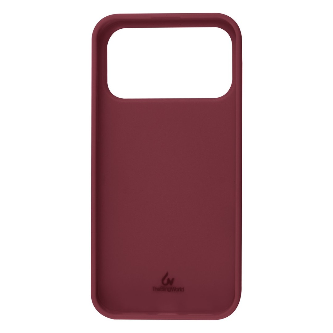 Чохол Bling World Rock Diamond with MagSafe для iPhone 17 Pro Max / 18 Pro Max (Burgundy)-2