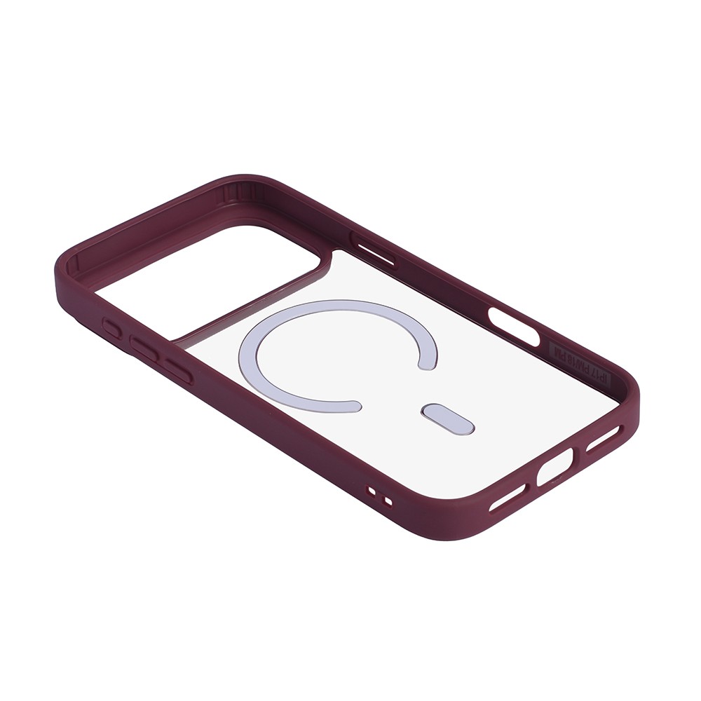 Накладка Magsafe TPU+PC Color Iphone 17 Pro Max  / 18 Pro Max  Burgundy-1