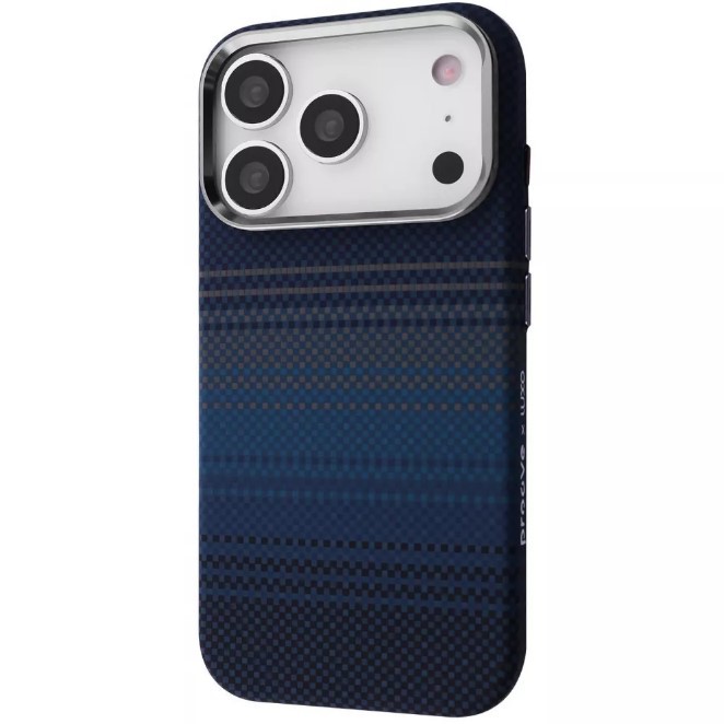 Чохол Proove Gleam Case with Magnetic Ring для Iphone 17 Pro / 18 Pro  (blue stripes)-0