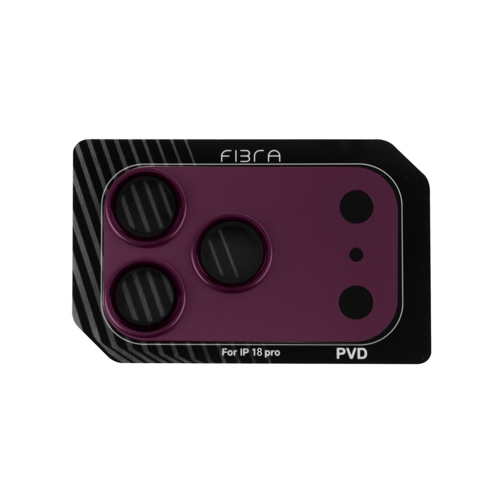 Захисне скло на блок камери FIBRA Protective Camera Shield для Iphone 18 Pro (Byrgundy)-0