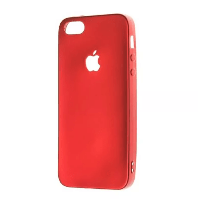 Накладка Matte Soft Cover для IPhone 5/5s/5 se червона-0