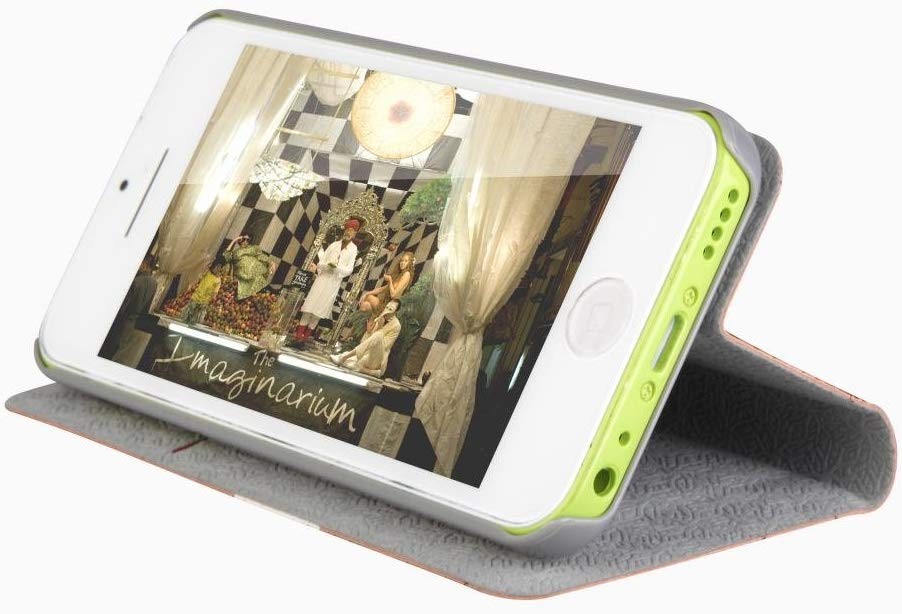 Чохол-книжка Yoobao Fashion для iPhone 5C коричнева-3