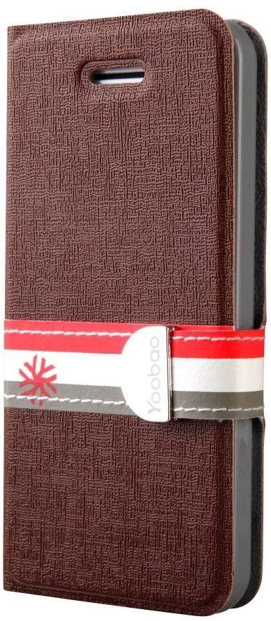 Чохол-книжка Yoobao Fashion для iPhone 5C коричнева-0