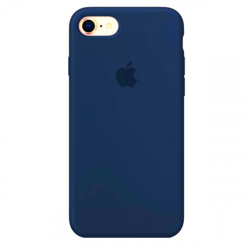 Silicone Case Full Protective (AA) для iPhone 6 plus  (Deep navy)-0