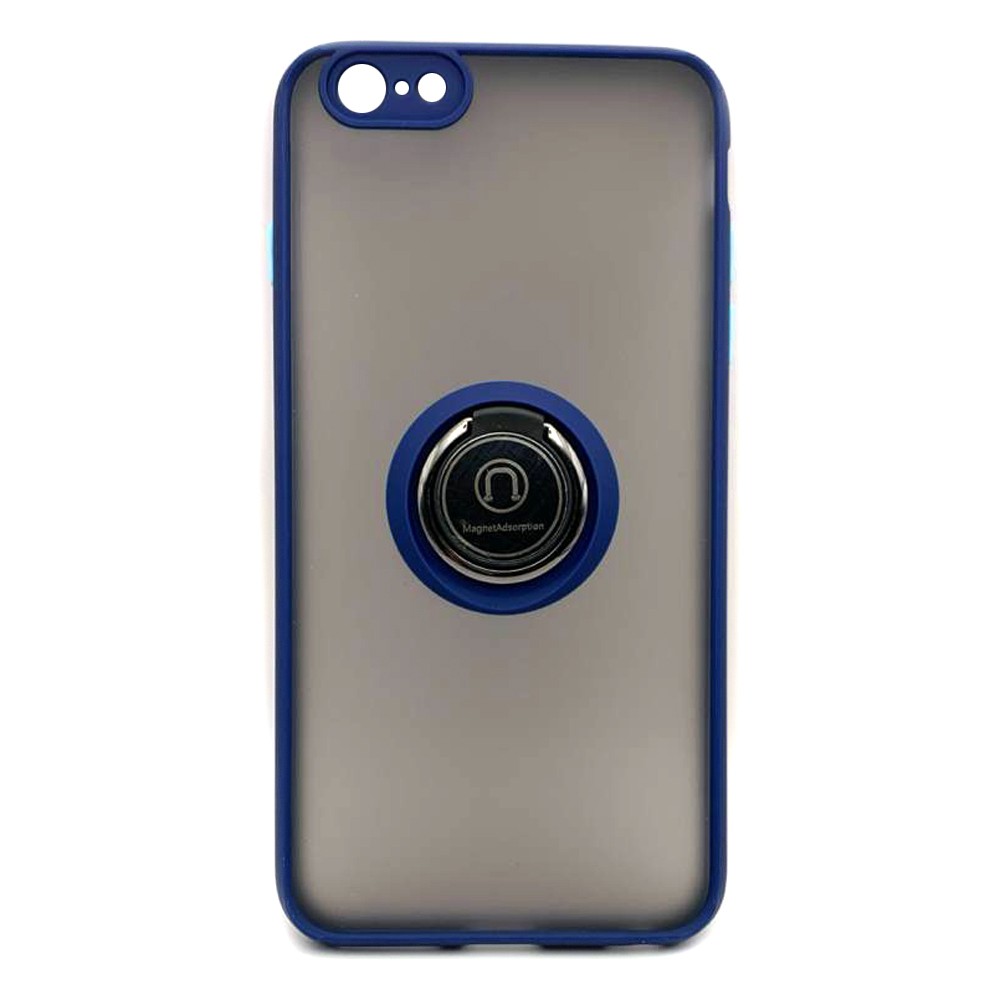 Накладка Totu Gingle Ring для Iphone 6 Plus темно-синя-0