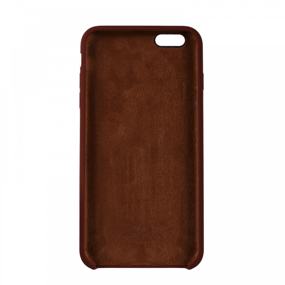 Silicone Case (AA) для iPhone 6 Plus (Brown)-1
