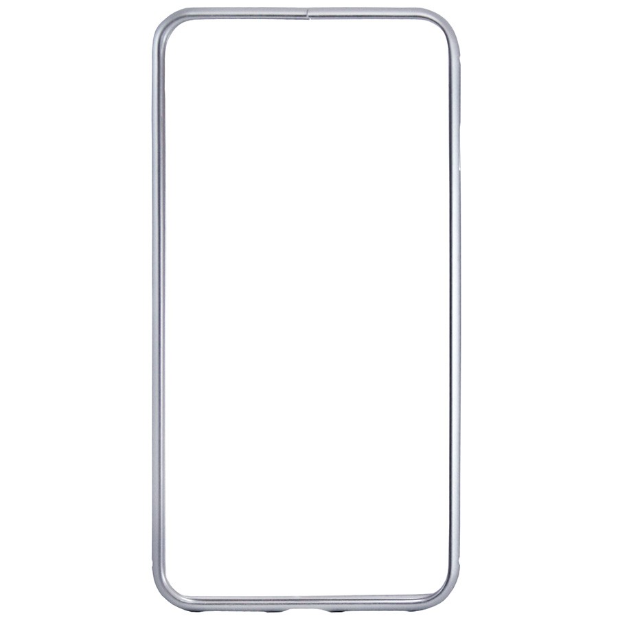 Бампер Metal Invisible Lock для  iPhone X/Xs (сріблястий)-0