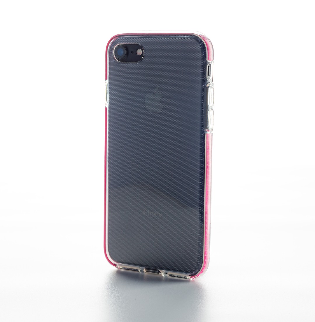 Накладка Weightless rainbow для Iphone 6/6s (Рожева)-0