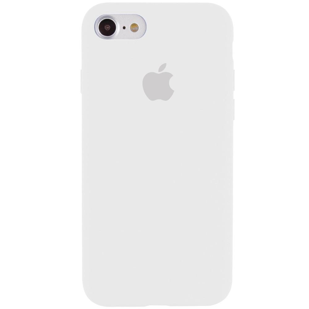 Silicone Case Full Protective (AA) для iPhone 6 / 6s (White)-0