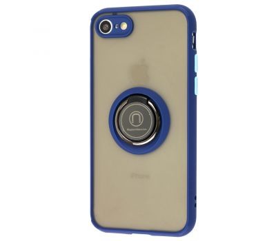 Накладка Totu Gingle Ring для IPhone 6/6s  (Синя)-0