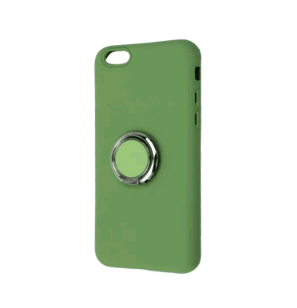 Silicone Cover With Ring для IPhone 6/6s (Green)-0