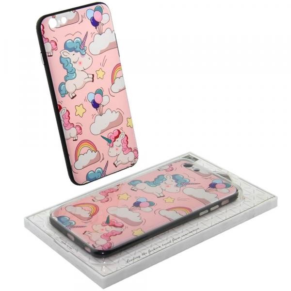 Накладка Creative (TPU+PC) для iPhone 6/6S Єдинороги-0