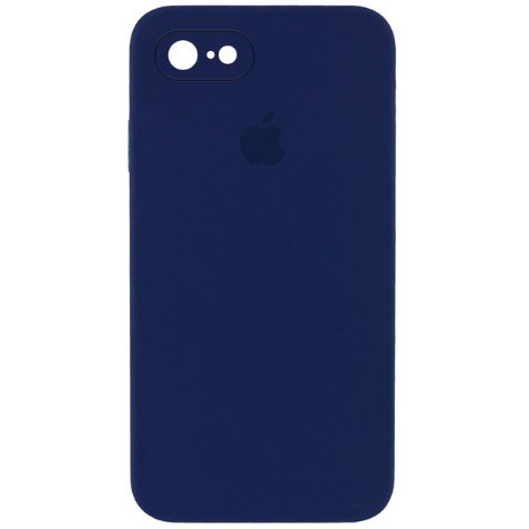 Silicone Case Square Full Camera Protective (AA) для iPhone 6/6s (4.7")  (Midnight blue)-0
