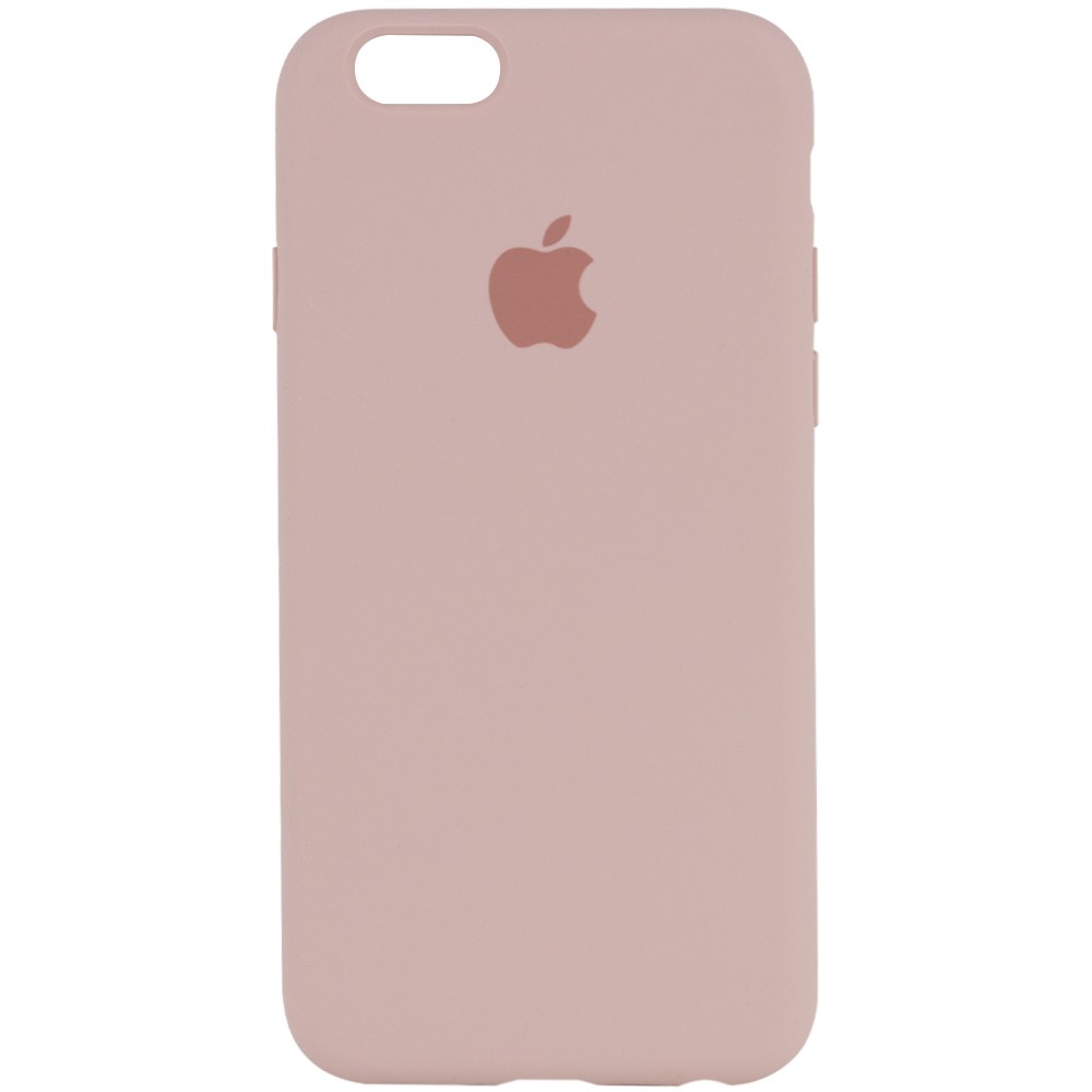 Silicone Case Full Protective (AA) для iPhone 6/6s (Pink Sand)-0
