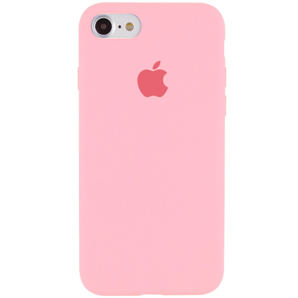 Silicone Case Full Protective (AA) для iPhone 6/6s (Pink)-0