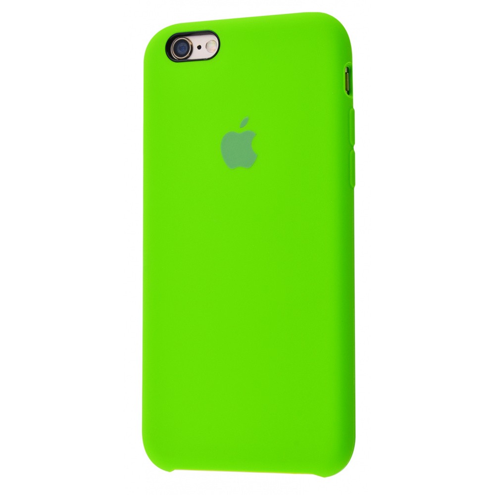 Silicone Case (AA) для iPhone 6/6s (Green)-0