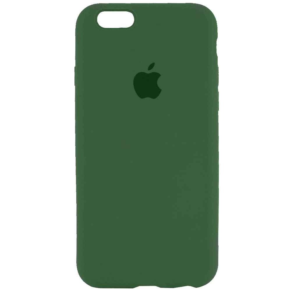 Silicone Case Full Protective (AA) для iPhone 7/8/SE (2020) (Army green)-0