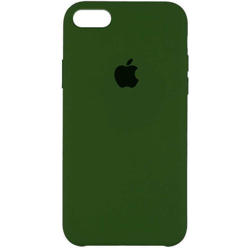 Silicone Case (AA) для iPhone 6/6s (Dark Olive)-0