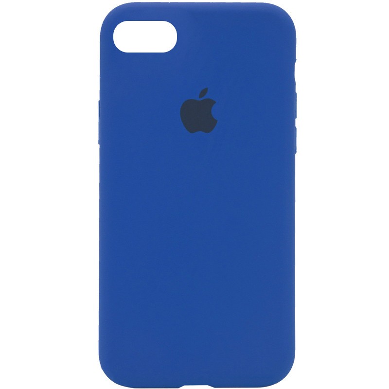 Silicone Case Full Protective (AA) для iPhone 6/6s (Royal blue)-0
