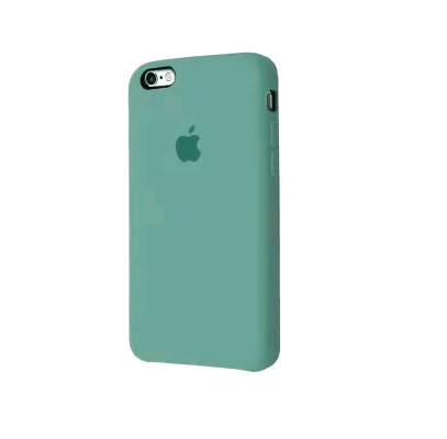 Silicone Case (AA) для iPhone 6/6s (Turquoise)-0