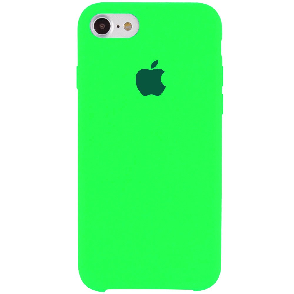 Silicone Case (AA) для iPhone 6/6s (Neon Green)-0