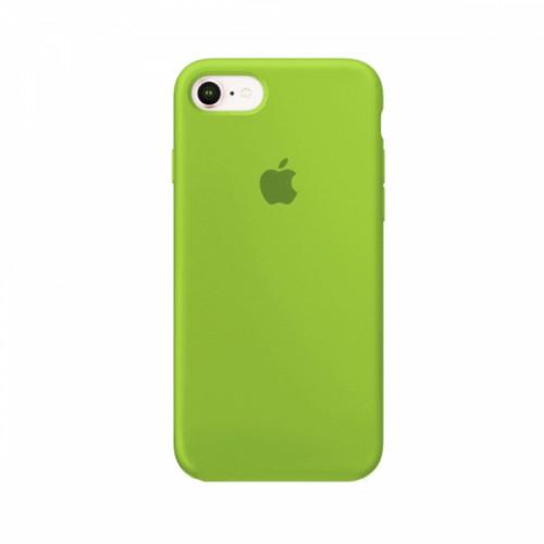 Silicone Case Full Protective (AA) для iPhone 6/6s (Neon green)-0