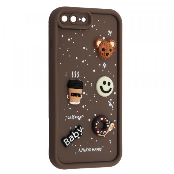 Чохол Pretty Toys для IPhone 7 Plus / 8 Plus (Brown/baby donut)-0