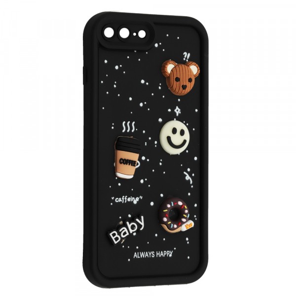 Чохол Pretty Toys для IPhone 7 Plus / 8 Plus (Black/Always Happy)-0