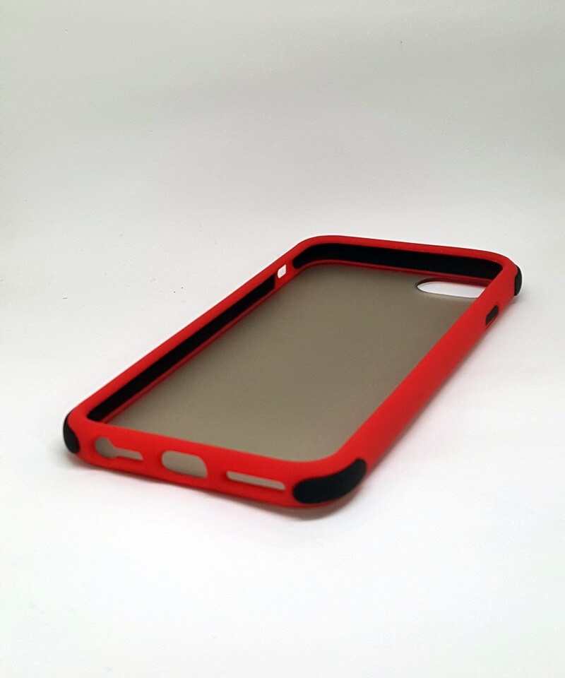 Накладка Gingle для iPhone 7 Plus/8 Plus червоно-чорна-2